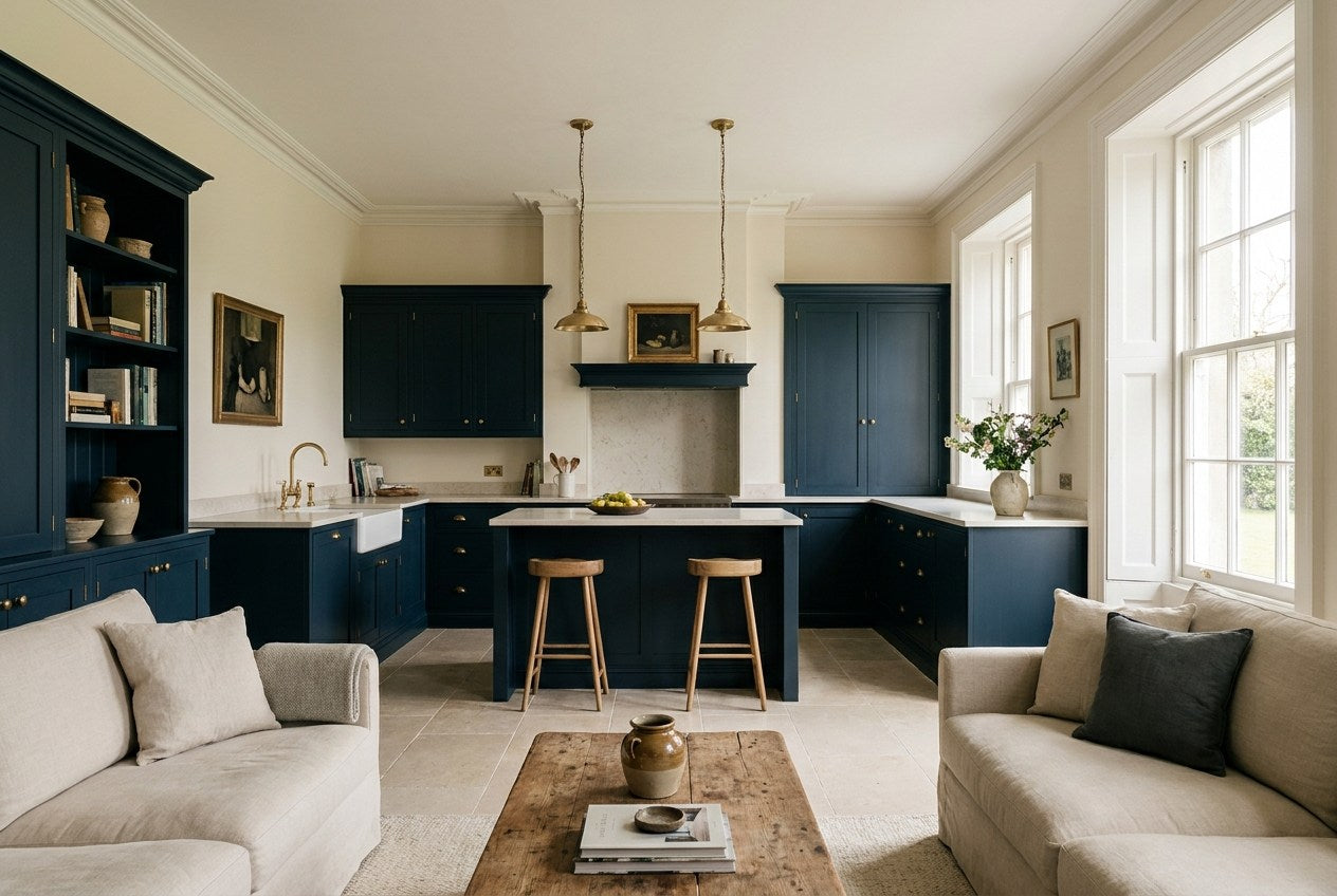 A renovated Irish home interior representing the 12 phases of a renovation