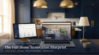 The Full Home Renovation Blueprint — complete whole-home renovation planning system for Australian homeowners, shown on laptop, tablet and phone