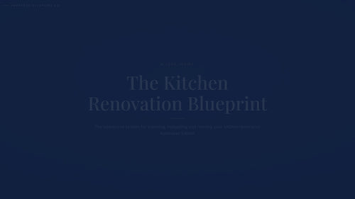 Demo video — a look inside The Kitchen Renovation Blueprint, Australian Edition: the four interactive modules and included cost calculator.
